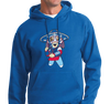Sweatshirt Hoody, Royal (50% cotton, 505 polyester)