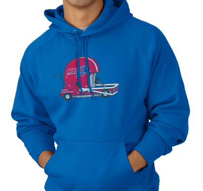 Sweatshirt Hoody, Royal (50% cotton, 50% polyester)