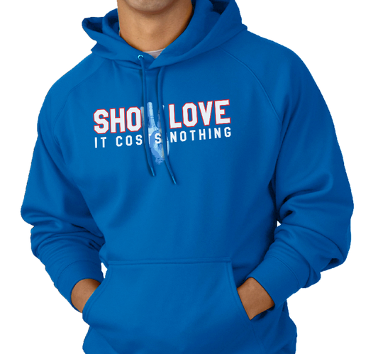 Sweatshirt Hoody, Royal (50% cotton, 50% polyester)