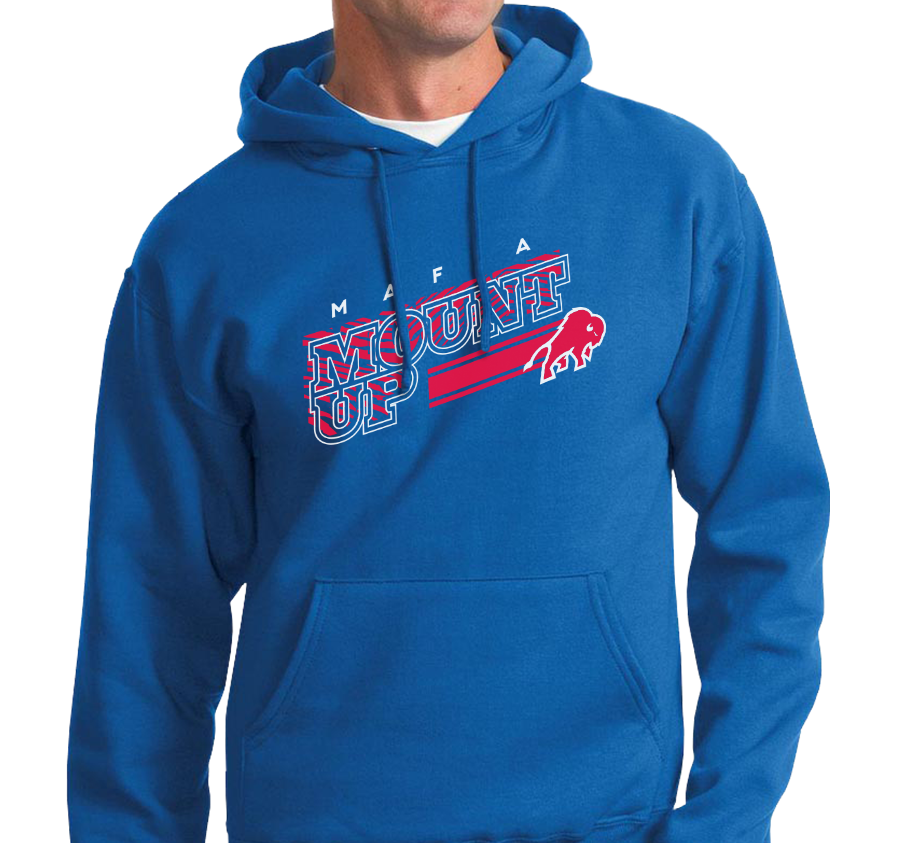 Sweatshirt Hoody, Royal (50% cotton, 50% polyester)