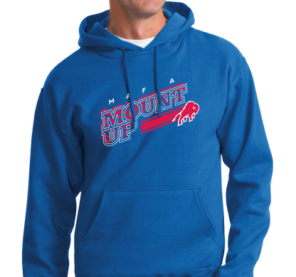 Sweatshirt Hoody, Royal (50% cotton, 50% polyester)