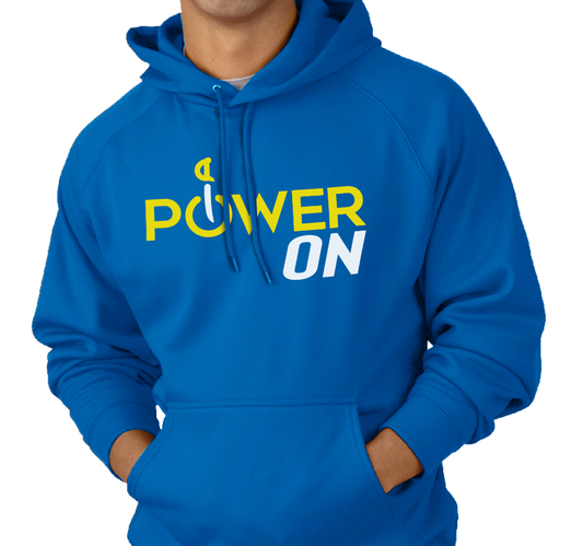 Sweatshirt Hoody, Royal (50% cotton, 50% polyester)