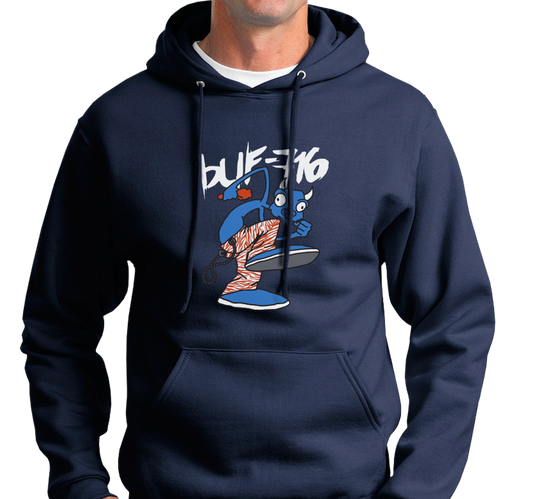 Sweatshirt Hoody, Navy (50% cotton, 505 polyester)