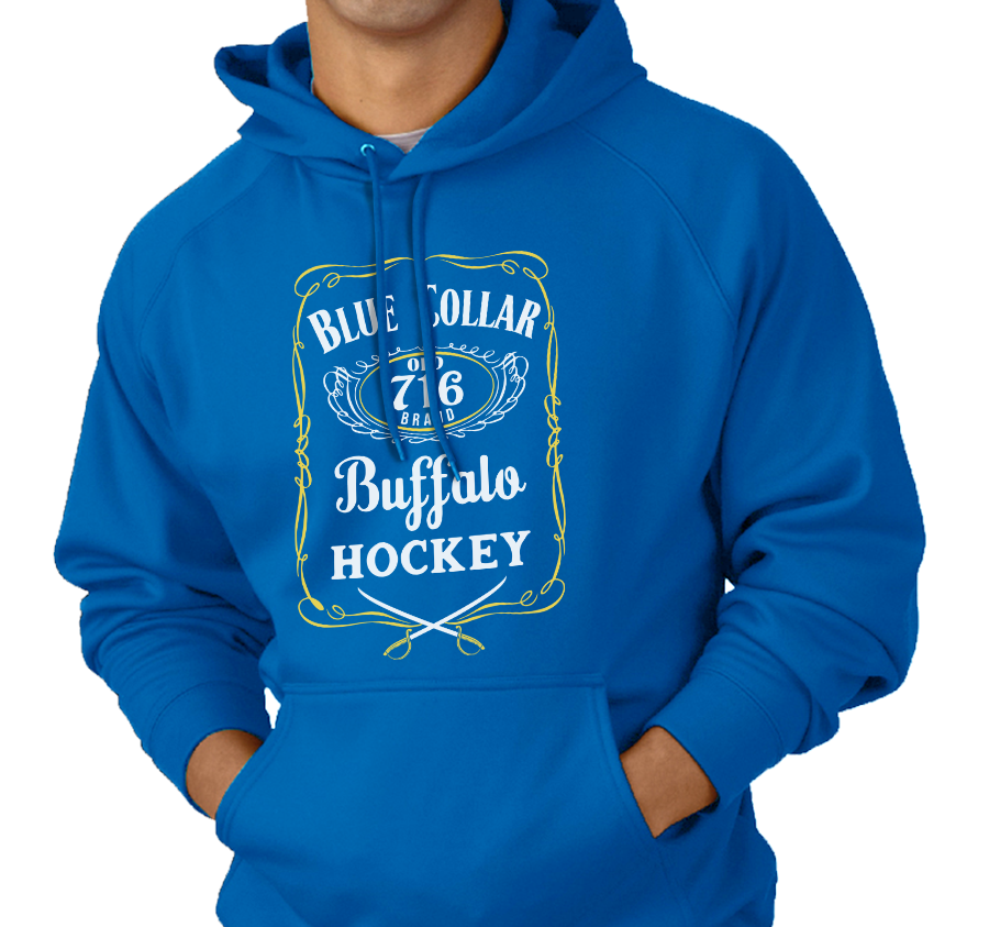 Sweatshirt Hoody, Royal (50% cotton, 50% polyester)