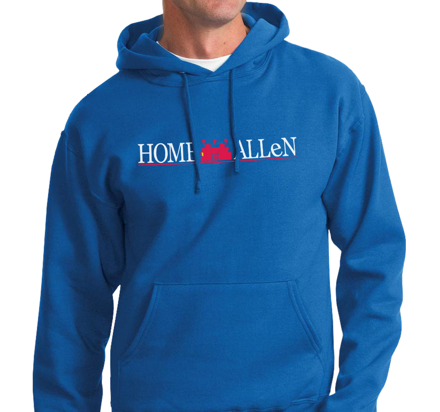 Sweatshirt Hoody, Royal (50% cotton, 50% polyester)