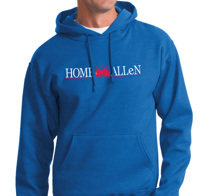 Sweatshirt Hoody, Royal (50% cotton, 50% polyester)