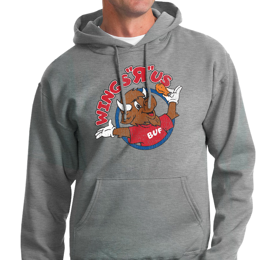 Sweatshirt Hoody, Sport Gray (50% cotton, 50% polyester)