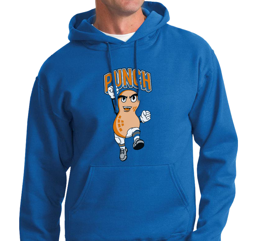 Sweatshirt Hoody, Royal (50% cotton, 50% polyester)