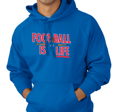 Sweatshirt Hoody, Royal (50% cotton, 50% polyester)