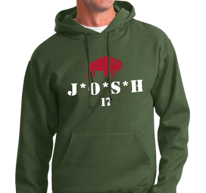 Sweatshirt Hoody, Military Green (50% cotton, 50% polyester)