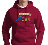 Sweatshirt Hoody, Cardinal (50% cotton, 50% polyester)