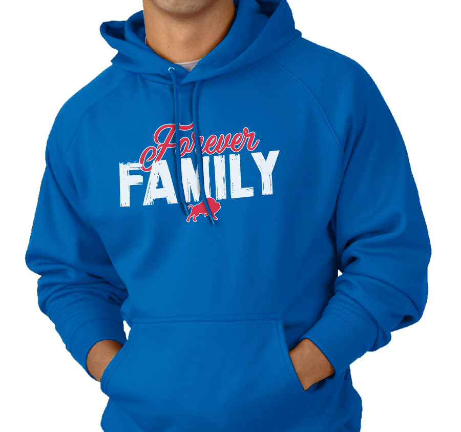 Sweatshirt Hoody, Royal (50% cotton, 50% polyester)