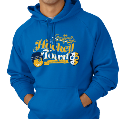 Sweatshirt Hoody, Royal (50% cotton, 50% polyester)