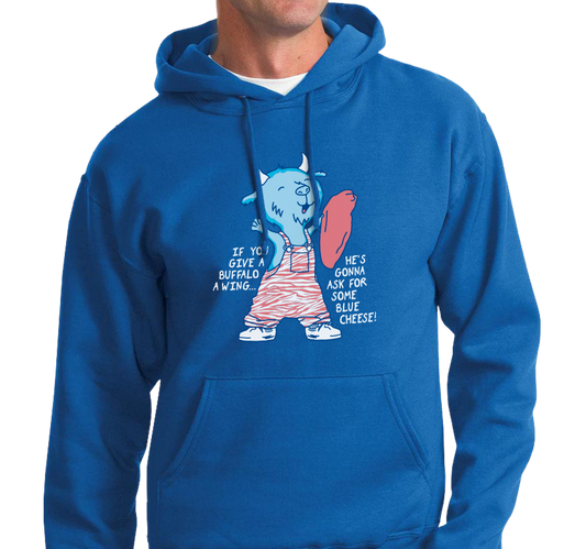 Sweatshirt Hoody, Royal (50% cotton, 505 polyester)