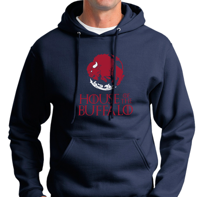 Sweatshirt Hoody, Navy (50% cotton, 50% polyester)