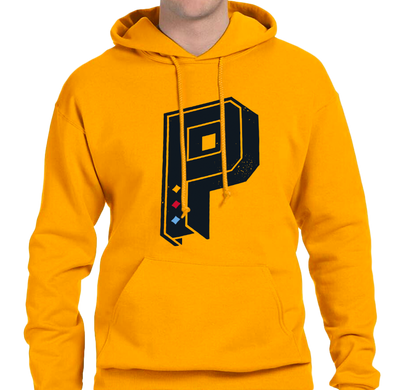 Sweatshirt Hoody, Gold (50% cotton, 50% polyester)