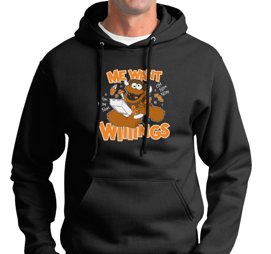 Sweatshirt Hoody, Black (50% cotton, 50% polyester)