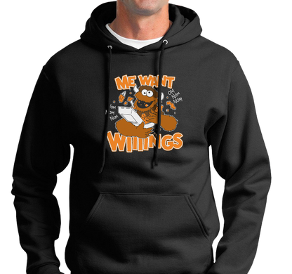 Sweatshirt Hoody, Black (50% cotton, 50% polyester)