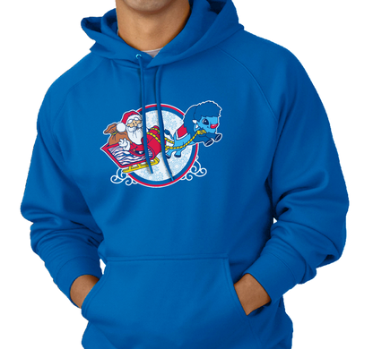 Sweatshirt Hoody, Royal (50% cotton, 50% polyester)