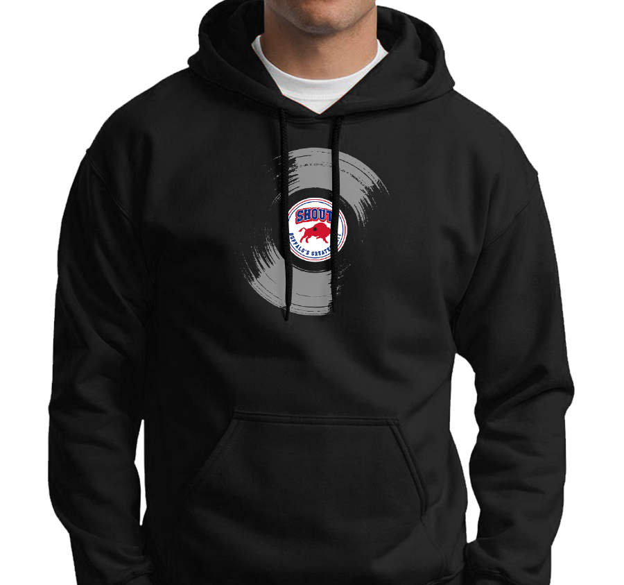 Sweatshirt Hoody, Black (50% cotton, 50% polyester)