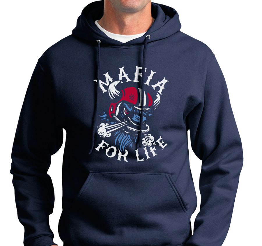 Sweatshirt Hoody, Navy (50% cotton, 505 polyester)