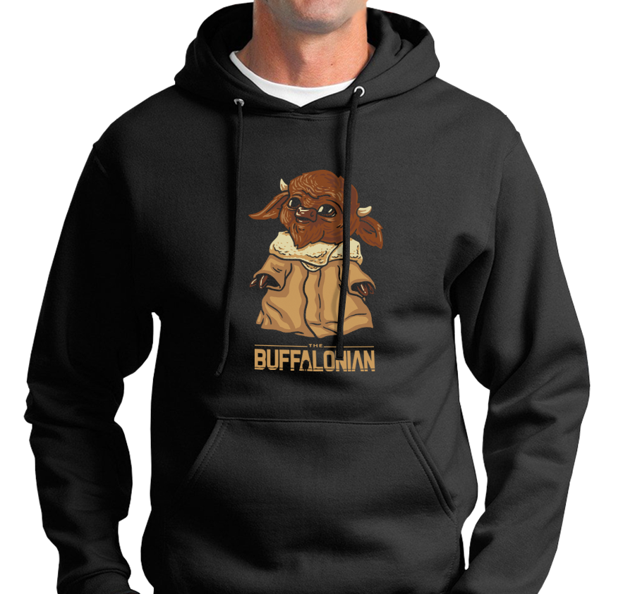 Sweatshirt Hoody, Black (50% cotton, 50% polyester)