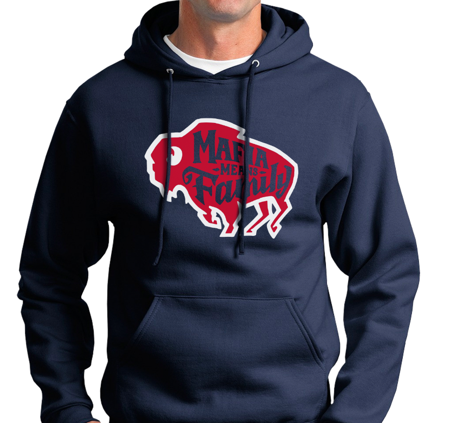 Sweatshirt Hoody, Navy (50% cotton, 505 polyester)