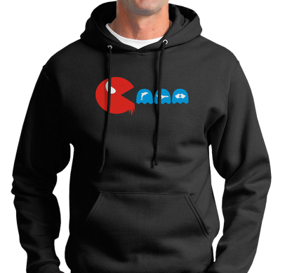 Sweatshirt Hoody, Black (50% cotton, 50% polyester)