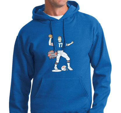 Sweatshirt Hoody, Royal (50% cotton, 505 polyester)