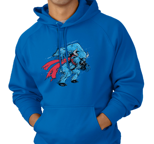 Sweatshirt Hoody, Royal (50% cotton, 50% polyester)