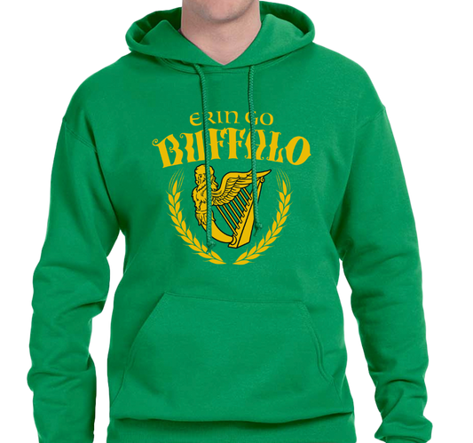 Sweatshirt Hoody, Green (50% cotton, 50% polyester)