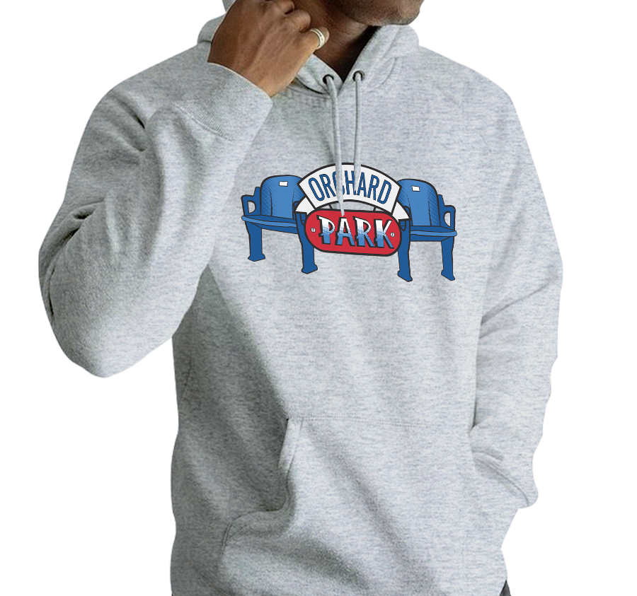 Sweatshirt Hoody, Ash (50% cotton, 50% polyester)