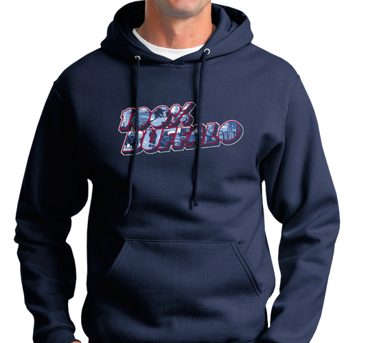 Sweatshirt Hoody, Navy (50% cotton, 50% polyester)