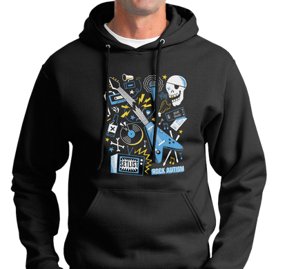 Sweatshirt Hoody, Black (50% cotton, 50% polyester)