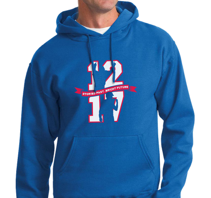 Sweatshirt Hoody, Royal (50% cotton, 50% polyester)