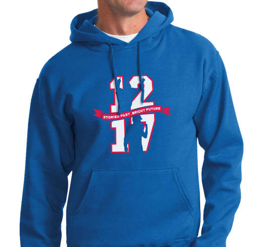 Sweatshirt Hoody, Royal (50% cotton, 50% polyester)