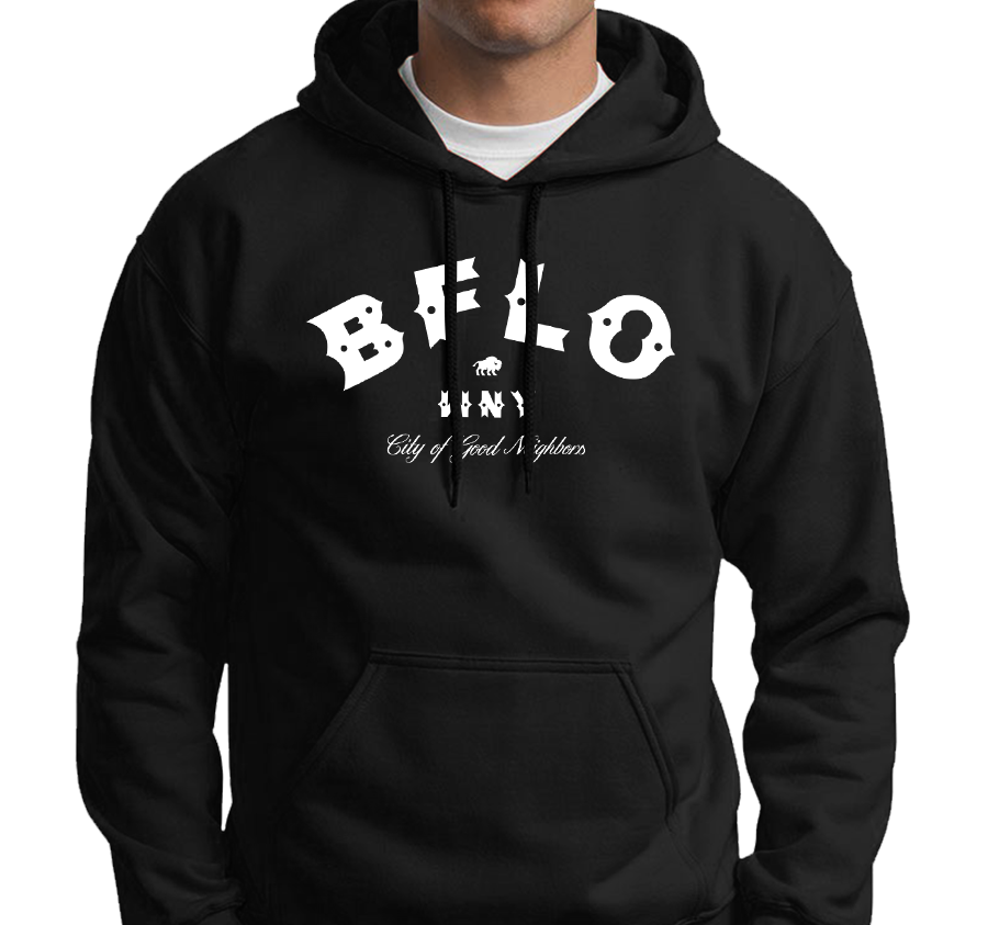 Sweatshirt Hoody, Black (50% cotton, 50% polyester)