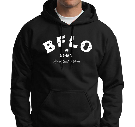 Sweatshirt Hoody, Black (50% cotton, 50% polyester)