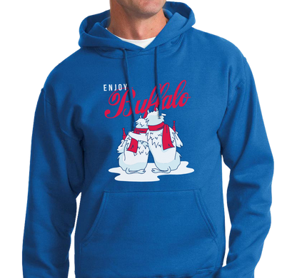 Sweatshirt Hoody, Royal (50% cotton, 50% polyester)