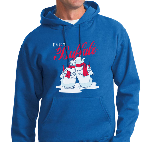 Sweatshirt Hoody, Royal (50% cotton, 50% polyester)
