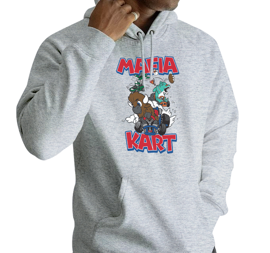 Sweatshirt Hoody, Ash (50% cotton, 50% polyester)