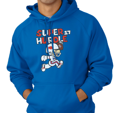 Sweatshirt Hoody, Royal (50% cotton, 50% polyester)