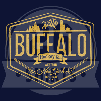 "Buffalo Hockey Co." Sweatshirt Hoody (multiple color options)