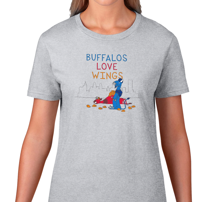 Ladies T-Shirt, Heather Gray (90% cotton, 10% polyester)