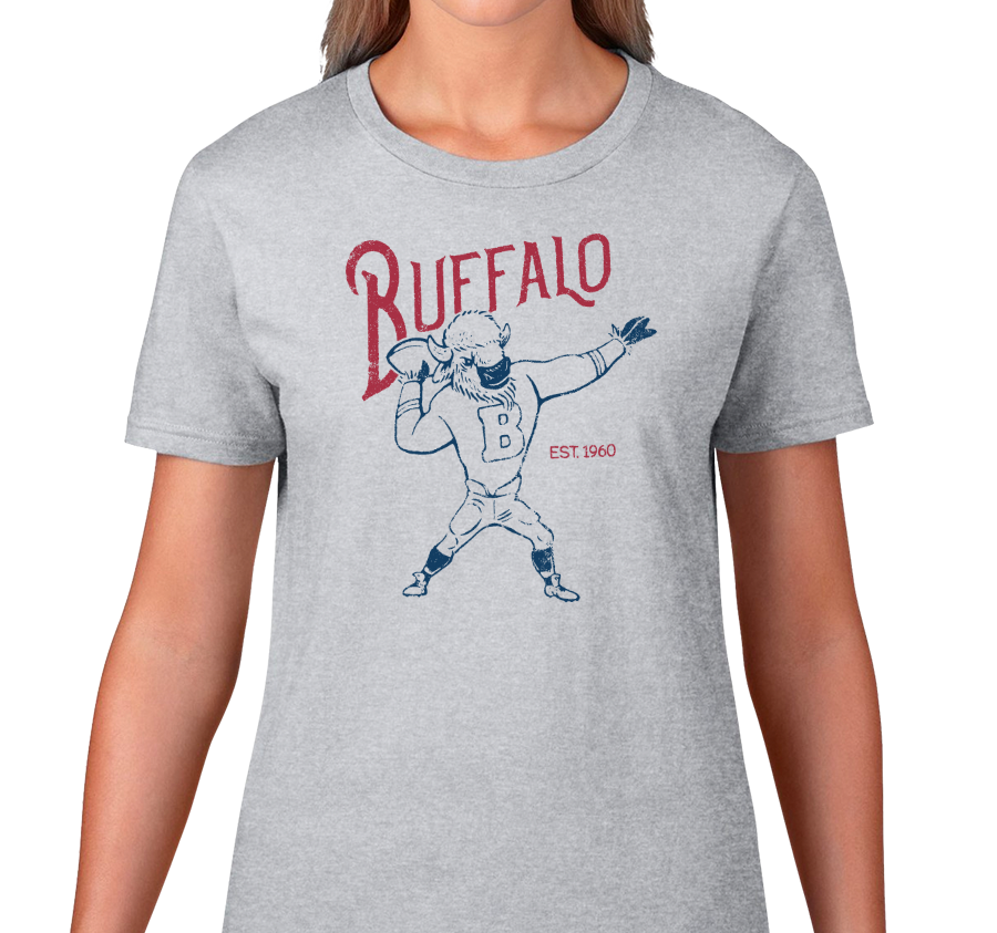 Ladies T-Shirt, Heather Gray (90% cotton, 10% polyester)