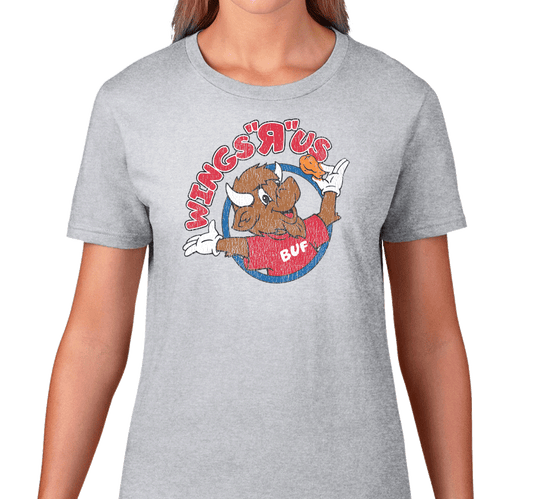 Ladies T-Shirt, Heather Gray (90% cotton, 10% polyester)