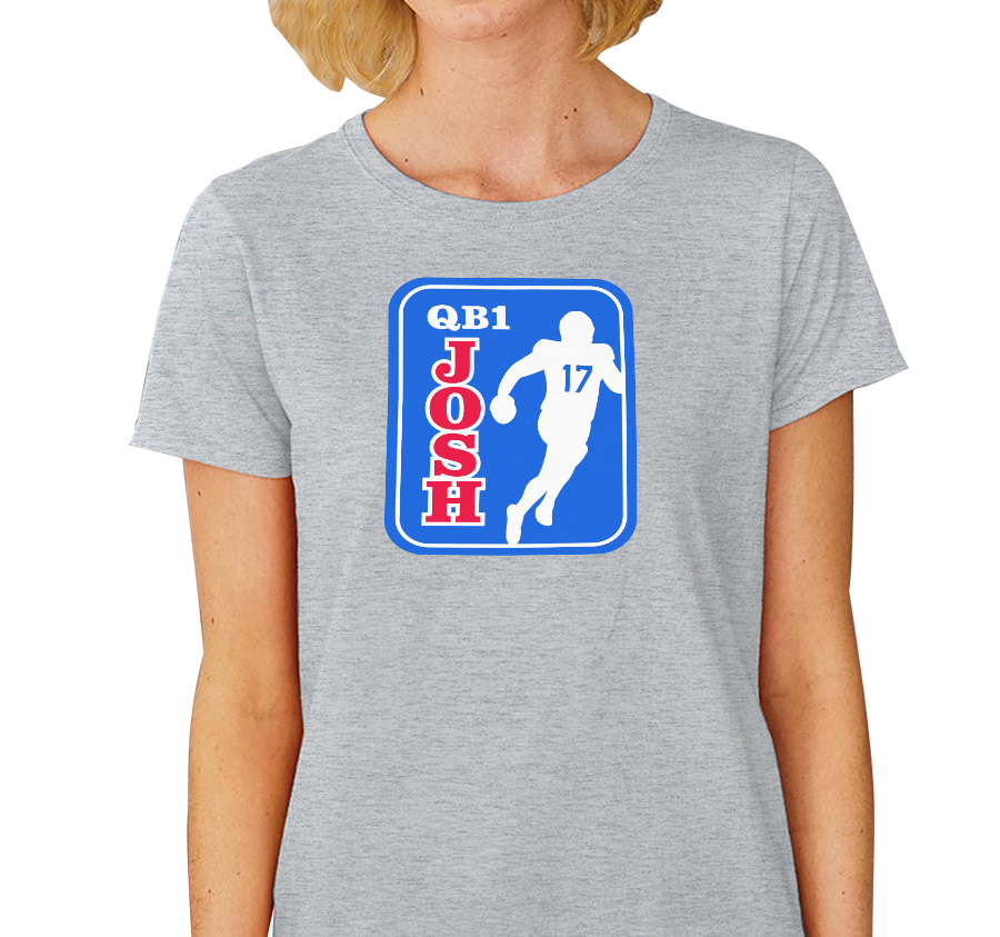 Ladies T-Shirt, Heather Gray (90% cotton, 10% polyester)
