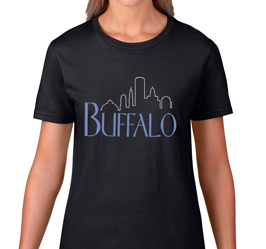 Ladies T-Shirt, Black (100% cotton)