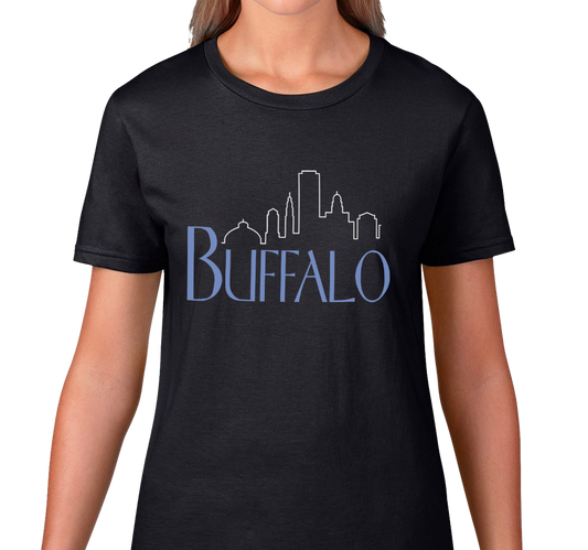 Ladies T-Shirt, Black (100% cotton)