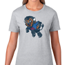 Ladies T-Shirt, Heather Gray (90% cotton, 10% polyester)